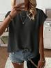 2026 Summer Women's American Style Streetwear: Solid Color Slimming Casual Trendy Sweater