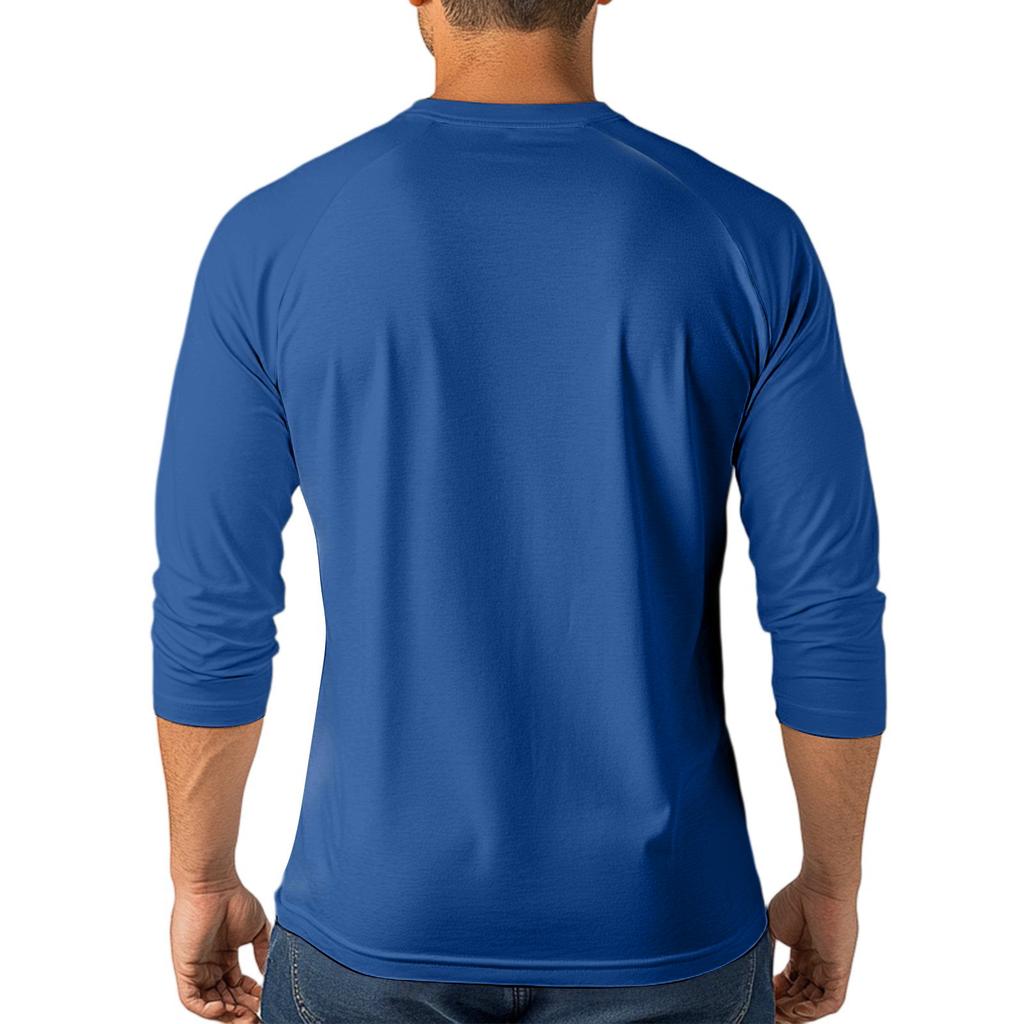 Men's Raglan Sleeve Three-quarter Sleeve Top