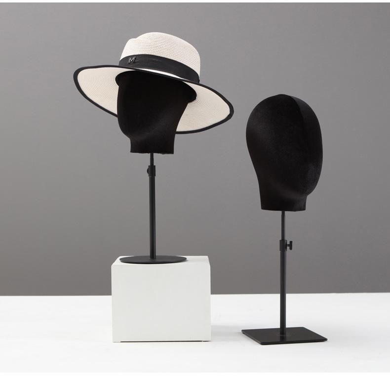 Female Mannequin Head Display Stand for Wigs and Hats