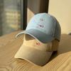 New style cute cartoon embroidered baseball cap for women, fresh and versatile, makes the face look smaller, provides sun protection, soft top