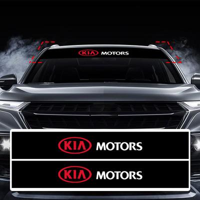 Pegatina Impermeable para Ventana Delantera Trasera de Coche, Parasol, Calcomanía para Parabrisas para Sportage Rio Ceed Proceed Sorento Picanto Optima Niro