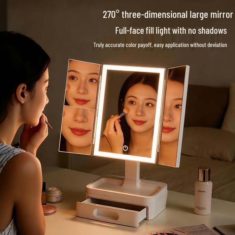 oenyled Portable LED Makeup Mirror