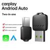 Wireless Wireless CarPlay Dongle 2 in 1 Android Auto Adapter  Factory Wired CarPlay Cars