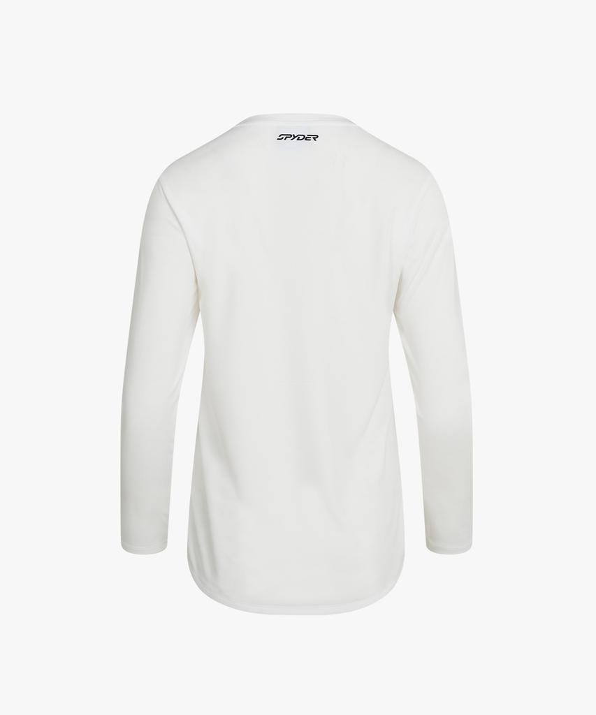 SPYDER Women'S Contour Pattern Long Sleeve T-Shirt Spkfcnrl253Wwht