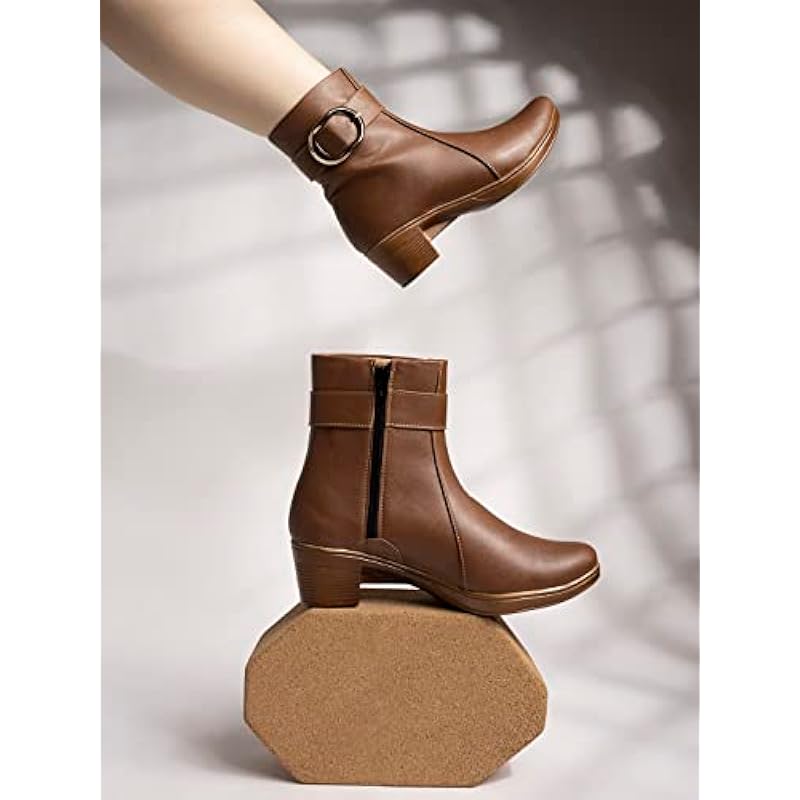 Shoetopia Girls Bt-7074 Tan Ankle Boot - 5 Uk (Girls-Bt-7074-Tan) 5 UK дубильная кора