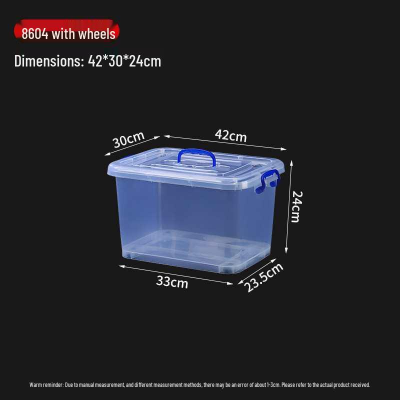3D Printer Filament Storage Box - Thickened, Transparent, Large Capacity, Rectangular Household Container