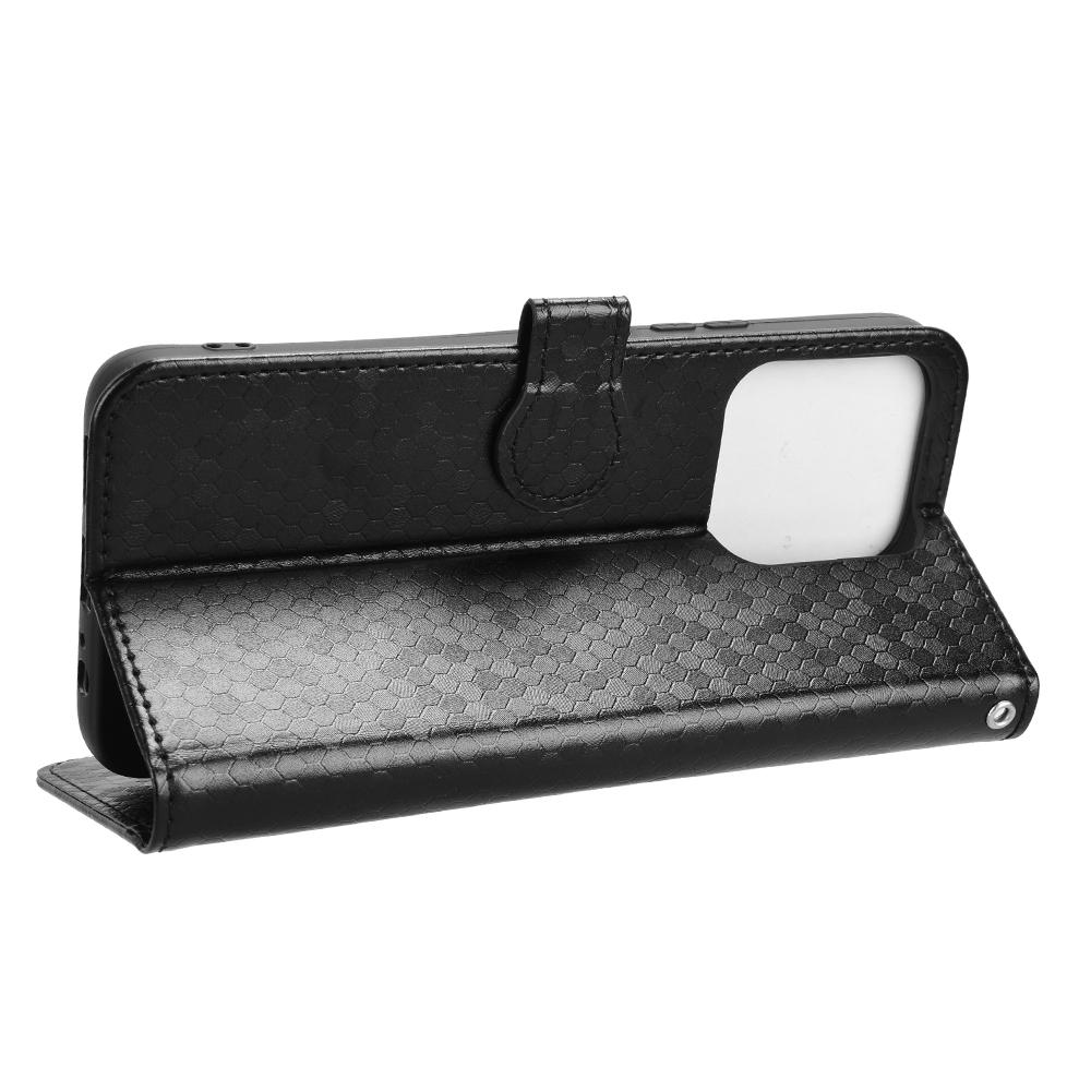 For Honor X5b Plus/X5b Wallet Case Dot Pattern Imprint PU Leather Phone Cover