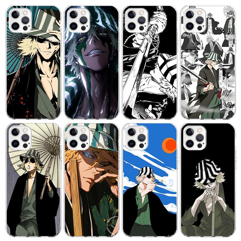Bleach Kisuke Urahara Phone Case For iPhone 17 Air 11 13 Mini 14 15 Plus 16 12 Pro Max 16E SE 7 8 Pattern Soft TPU Back Cover 1