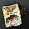 Yan Coffee Cup Chooses Bone China Afternoon Tea Tea Set Ceramic Gift Box Gift Gaoyan Premium Export Cup Saucer