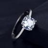 Tancise Classic 925 Sterling Silver  Zircon Ring Ladies Jewelry Wedding Promise Party Gift