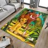 Lion Adventure Carpet For Playroom Bedroom Living Room Sofa Home Decorkids Game Area Rug Nonslip Floor Mat