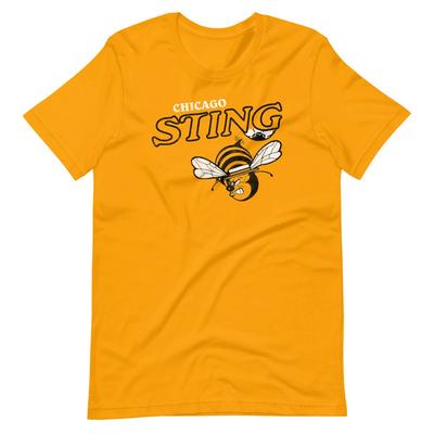 CHICAGO STING MISL Indoor Soccer League Shirt Short-Sleeve Unisex 100% Cotton T-shirt Mens Tees Top