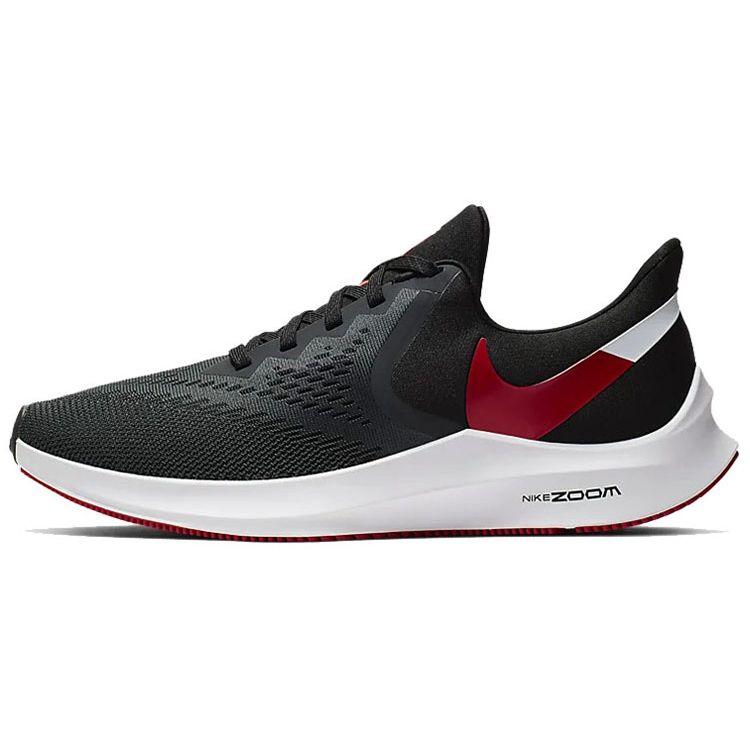 

Nike Zoom Winflo 6 University красные мужские кроссовки черные AQ7497-008
