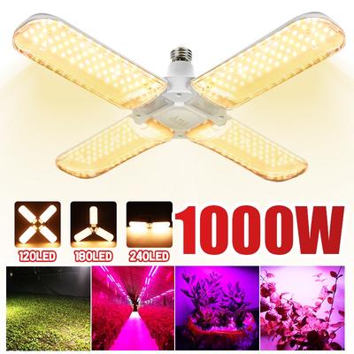 New Design Full Spectrum LED Grow Light Plant Lights 100W 150W 200W AC85-265V E27 Bulb Phytolamp Warm White for Indoor Greenhouse Vegs
