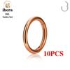 1/10PCS Stainless Steel Round Small Nose Ring Hoop 16G 18G 20G Hinged Segment Tragus Septum Cartilage Piercing Body Jewelry
