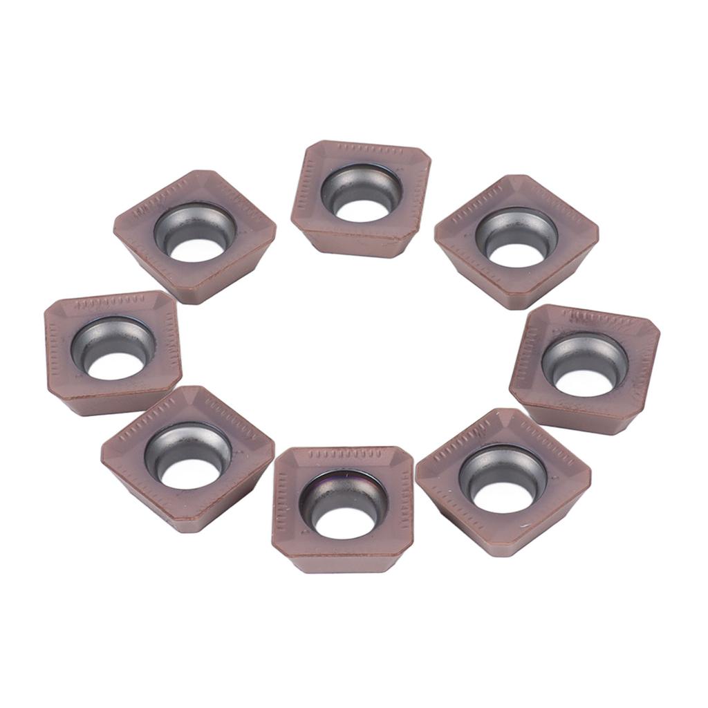 10 Stück Dreheinsätze Hartmetall CNC Werkzeugschneiden Drehbank Drehen Schlichteinsätze mit Beschichtung