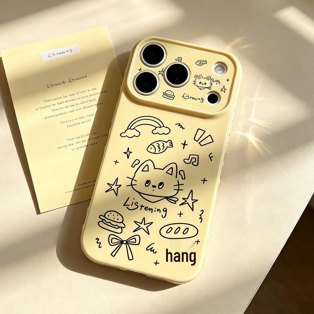Hearing Cat iPhone 17PM/16 Anti-fall Case for Women - Stylish & Durable