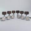Guyker Chrome Guitar Front Locking Tuners Machine Heads 3R3L Gear Ratio 1:21 For Lp Sg Electric Guitars Silver