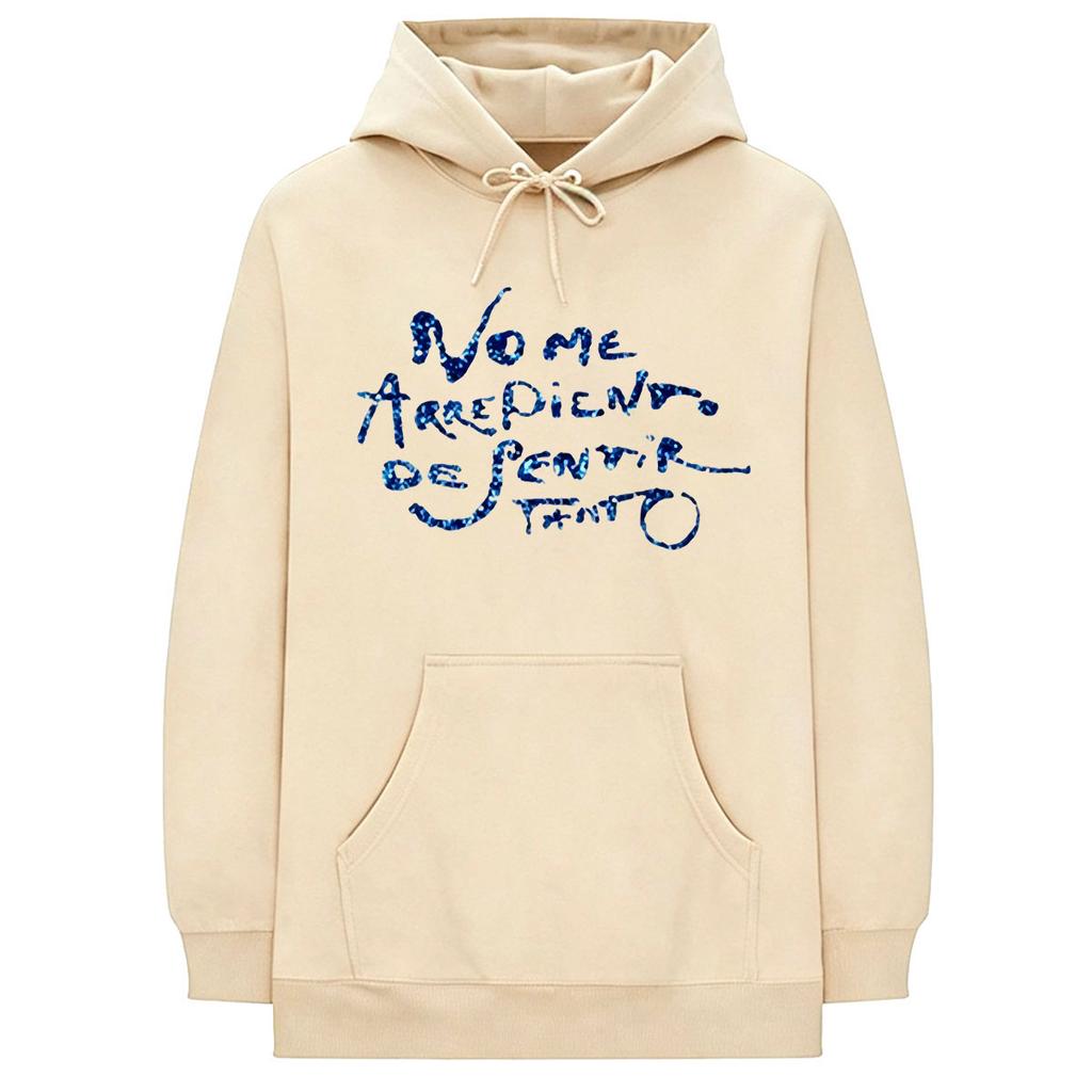 Karol G Album No Me Arrepiento De Sentir Tanto Hoodies Herren Damen Kleidung Mode Langarm Freizeit-Sweatshirts Streetwear