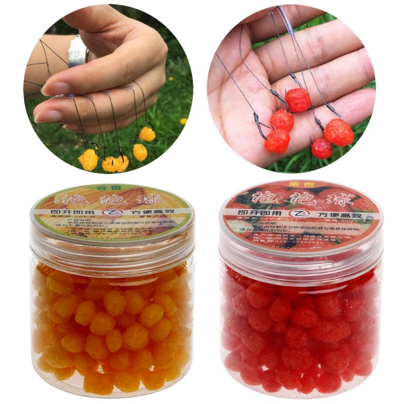 1 Bottle Carp Fishing Baits Balls Pop Floating Lure Freshwater