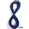 10 yardas Cuerda Redonda de Cuero Diámetro 1.5mm Cordón de Cuero Genuino de Colores Accesorios de Ropa DIY Artesanía en Cuero Materiales Hechos a Mano