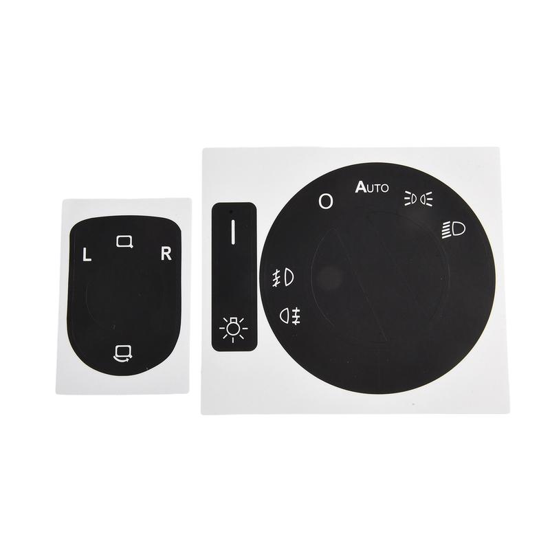 Ремонтный комплект для TOUAREG 2004 2009 Наклейки на кнопки Подходит для замены кнопок на панели радио и навигации