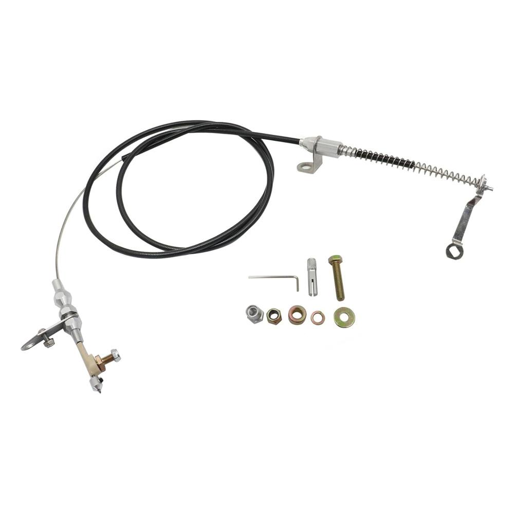 New Black Kickdown Cable Kit KD-2AODU For Ford/AOD Lokar E-150 F-150