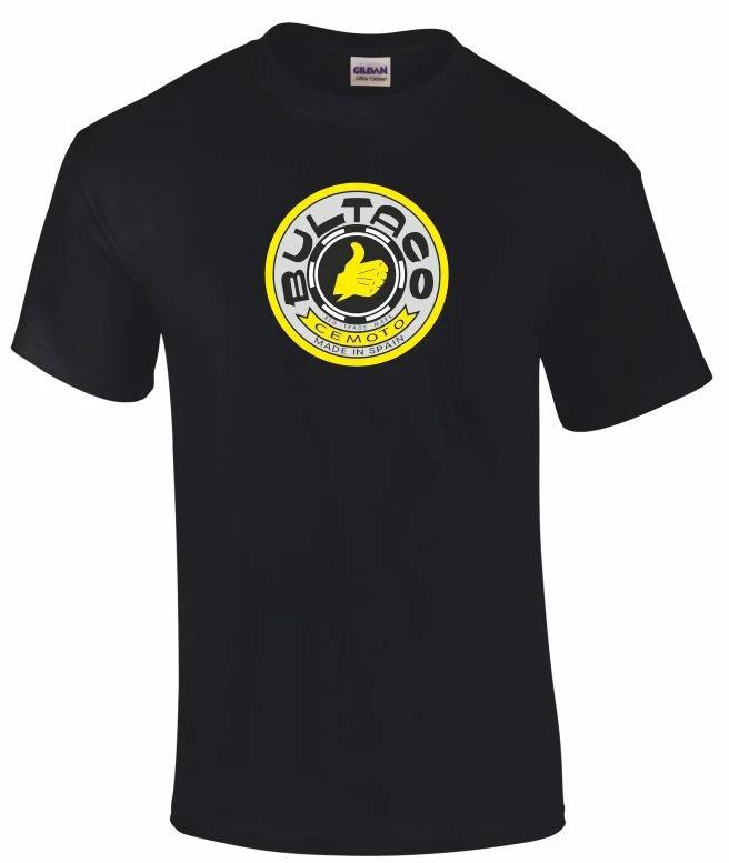 Men s and Women s T-shirts Bultaco Motorcycles Round Style Motorcycle printed T Shirt in 6 Sizes L