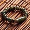 Naturligt Kalcedonarmband, Etnisk Stil Tibetansk Retroprodukt, Treögat Kulturell Jade
