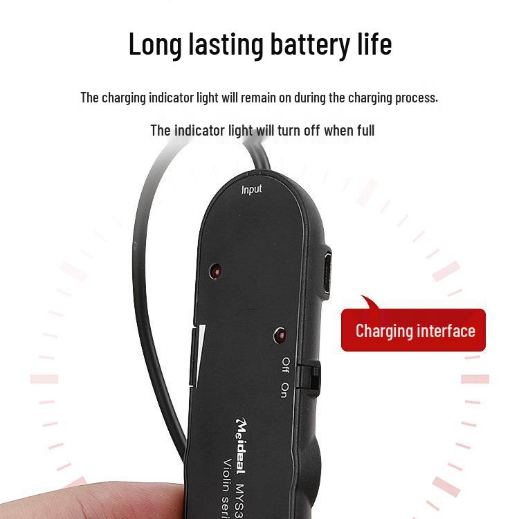 Wonderful Violin & Cello Clip-On Pickup Microphone and Amplifier for Stage Performance