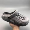 Herren Baotou Zweifarbige Lochschuhe, Trendige Slipper für den Sommer-Außenbereich, Rutschfeste Dicksohlen-Strandsandalen.