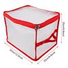 Transparent Christmas Storage Bag Convenient Collapsible Empty Storage Box for Christmas Light