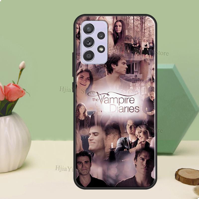 The Vampire Diaries Fodral För Samsung A54 A34 A24 A14 A51 A71 A12 A22 A32 A52 A72 A73 A33 A53 A13 Baksida