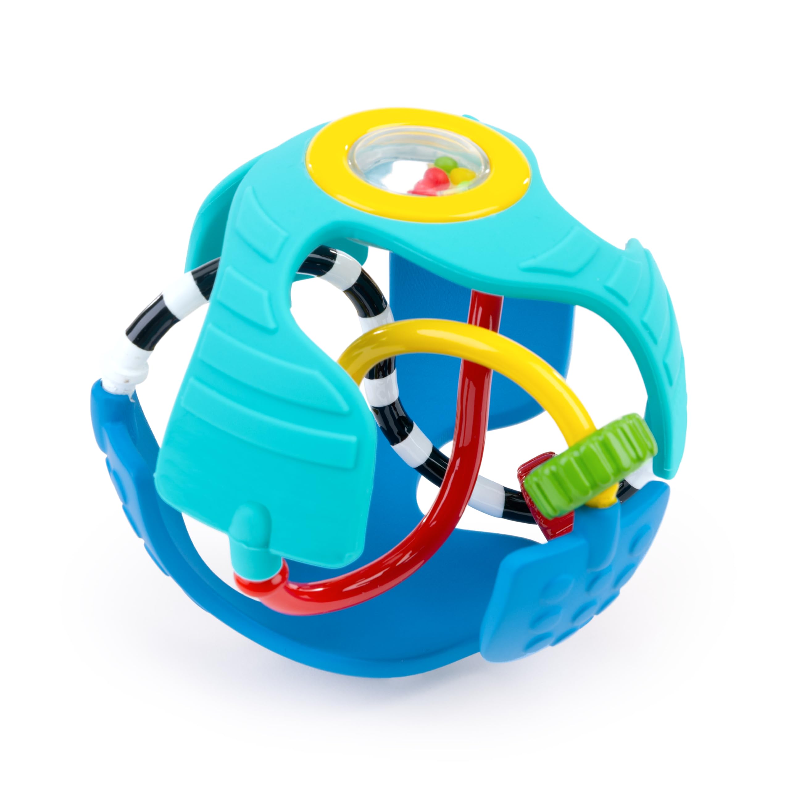 

Baby Einstein Rattle & Sense Sensory Play Ball [3 Months and Up] Educational Toy, Rattle, 17354