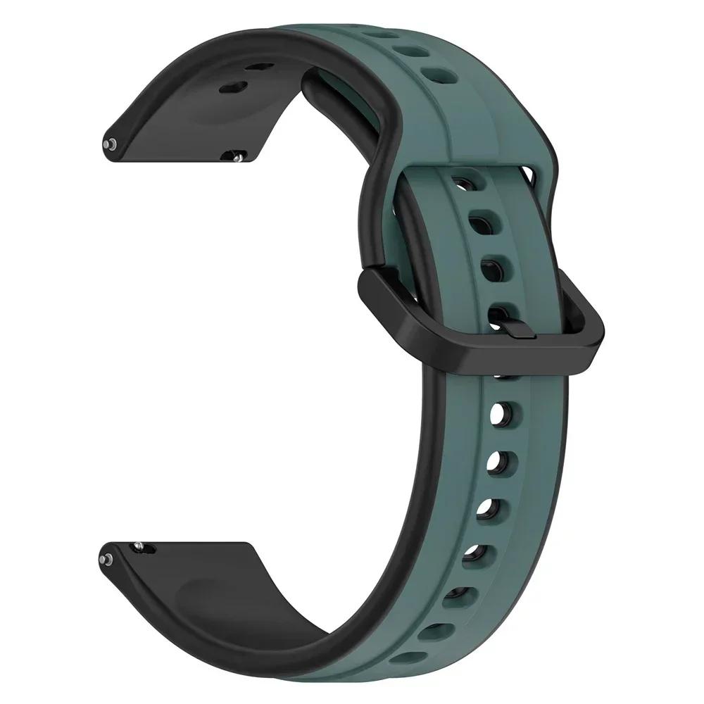 Silicone Sports Band For TicWatch Pro 3 Ultra Strap For TicWatch GTW/GTX/S2/E2/E3/GTH Replacement 20 22mm Breathable Accessorie