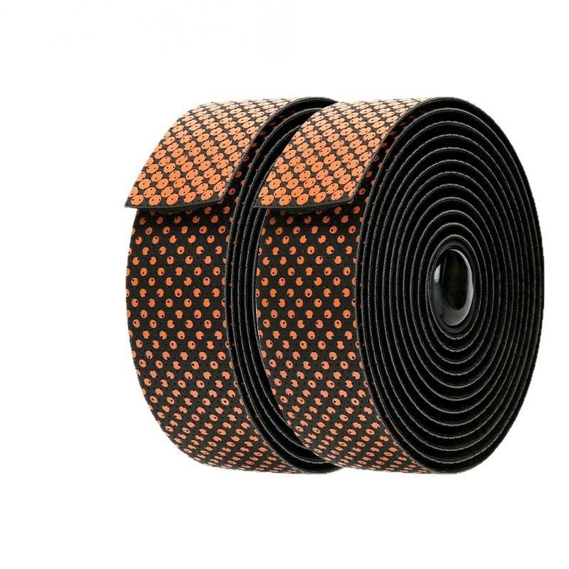 Dual-Color Shock-Absorbing, Anti-Slip, Stain-Resistant, Breathable, Washable Mountain Bike Handlebar Tape for Comfort