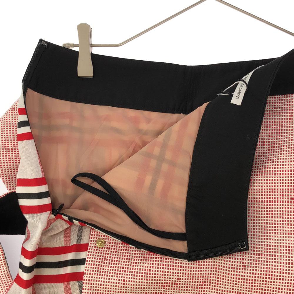 unused AKANE UTSUNOMIYA made in Japan Check Pattern Mimole length skirt Women Used