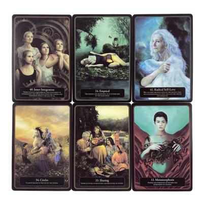 Le Tarot de l'Oracle Lanterne Cartes de Divination Version Anglaise Édition Jeu de Société INK Jeu de Société de Table