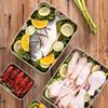 with Lid Square Plate Rectangular Commercial Dish Tray New Food Storage Pan  Kitchen Cooking Tools