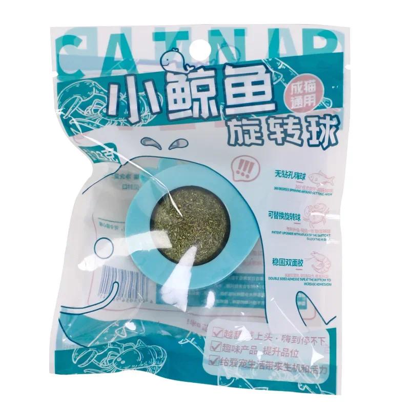 Кошачья мята настенный шарик для лизания сферическая игрушка для чистки зубов кошка кошачья мята вращающийся шарик для лизания котят товары для животных настенные лакомства