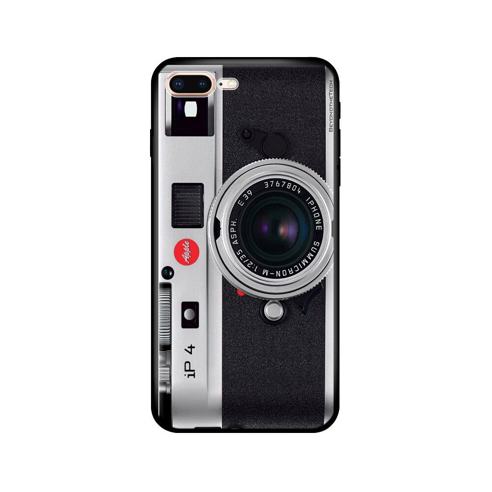 For Iphone 7 8 Case Silicon Soft Tpu Shell Cover For Apple iPhone 7 8 Plus Bag Funda Coque Etui Bumper Paiting Black Tpu Case