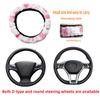New Car Steering Wheel Cover Protective Cover Decorative Warm Super Thick Plush Collar Soft Black Pink Women