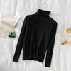 Dalang Knitwear Women's Slim Fit Turtleneck Sweater - Long Sleeve Solid Color Base Layer for Autumn/Winter