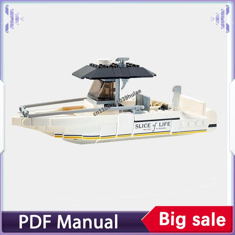 

Dexter Slice of Life Building blocks set Yacht accessory decoration adults bricks Decoration Christmas gift