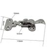 1pc Marine Boat Stainless Deck Lock Down Clamp Deck Hasp Locker Anti-Rattle Latch Fastener Marine Hardware Laundry Chute Gate