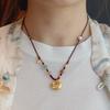 Natural Agate Light Luxury Necklace Fashion Women Daily Jewelry Lucky Gift