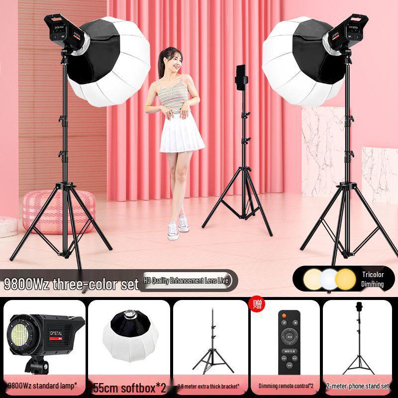 Ultra-Bright Spherical Fill Light for Live Streaming and Photography