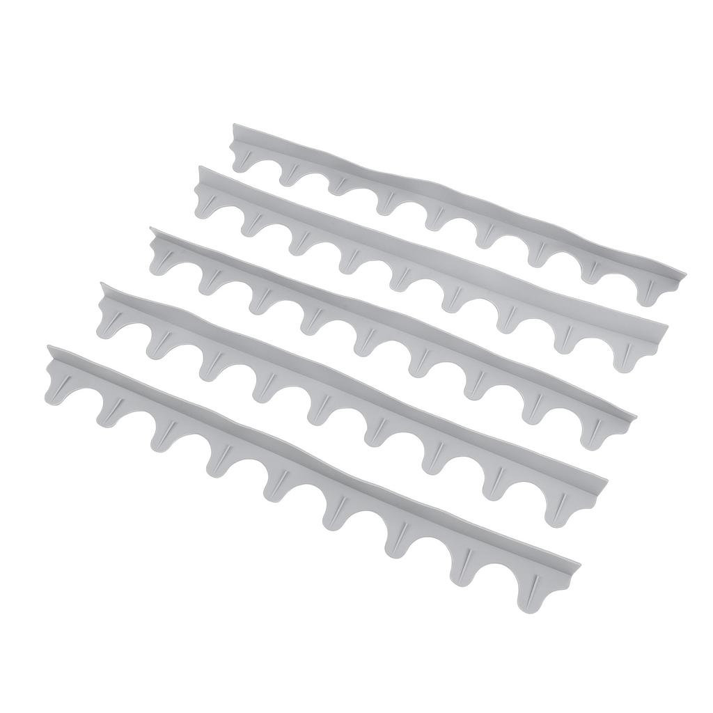 5pcs Kitchen Stove   Covers Easy to Clean Cuttable Soft Silicone Oven   Fillers for Counter
