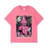 275 GSM Washed T-shirts 100% Cotton Dragon Ball V67 Majin Buu Print Unisex Heavy Cotton T Shirt