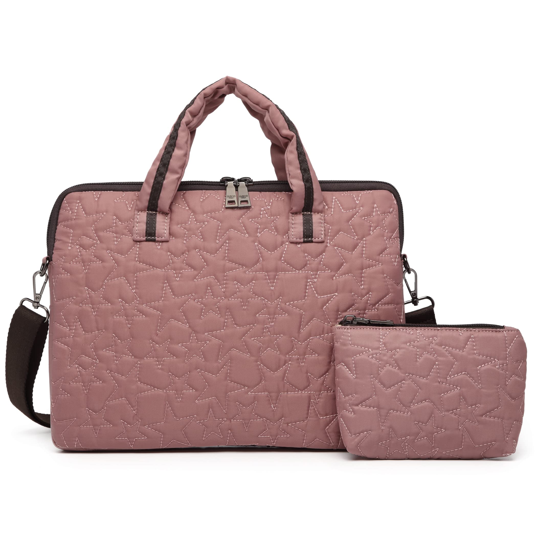 

in BAILA Stylish PC tote for computer PC for commuting to work or with power cord storage embroidered star easy to 121007 [Guccio Italy] [Featured рожевий